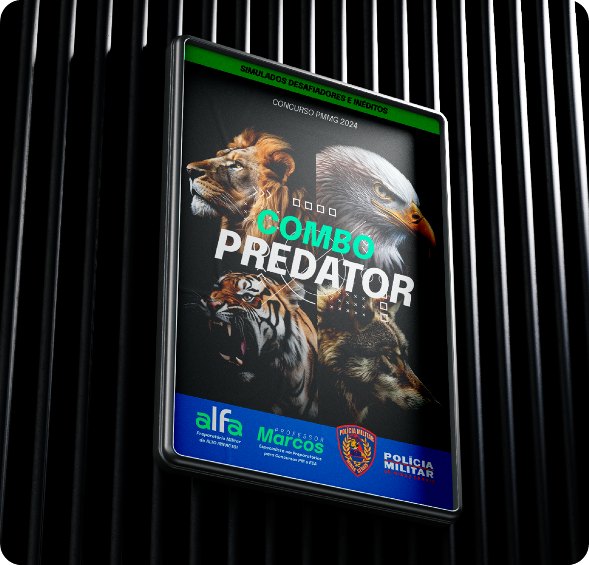 simulado preparatório militar ALFA Combo predator – professor Marcos (2)